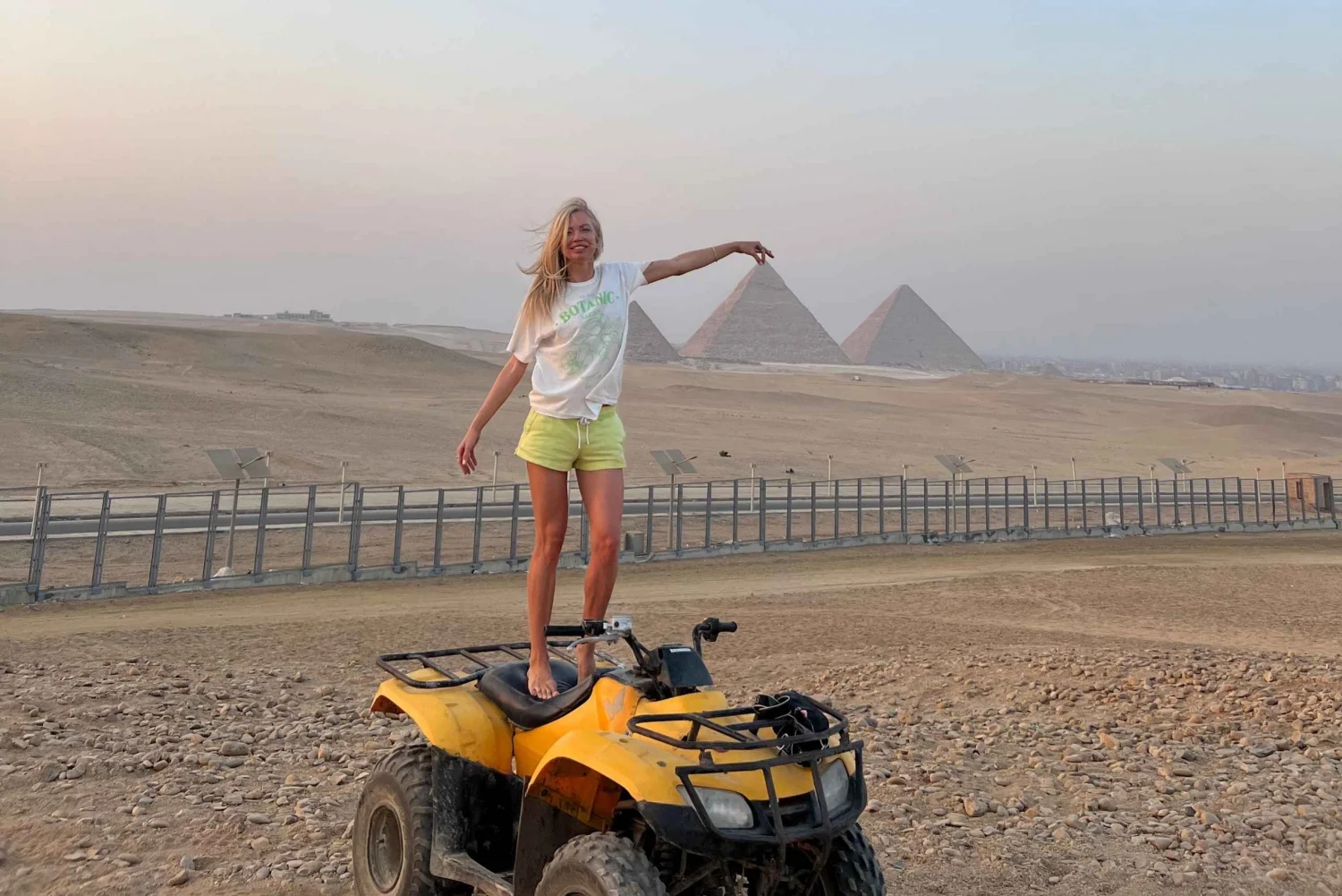 Quad Biking Desert Safari around the Pyramids