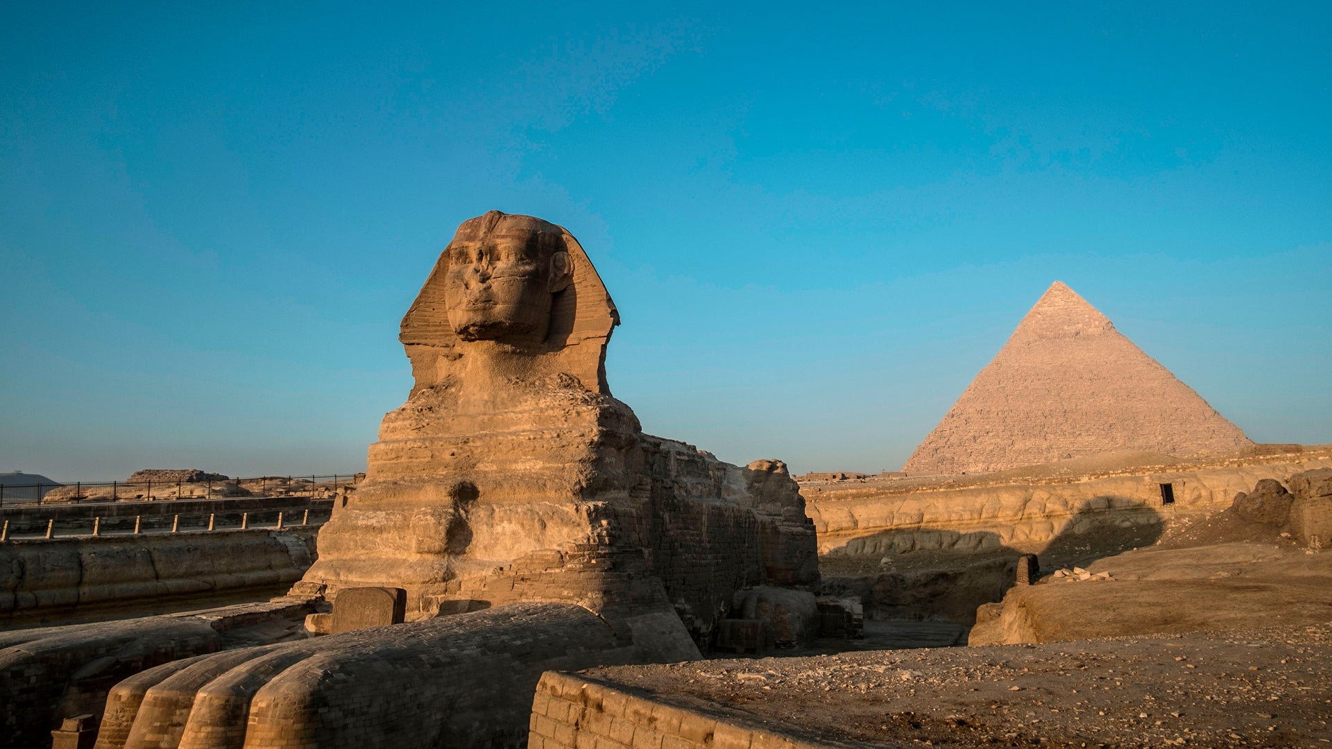 the Great Pyramids of Giza