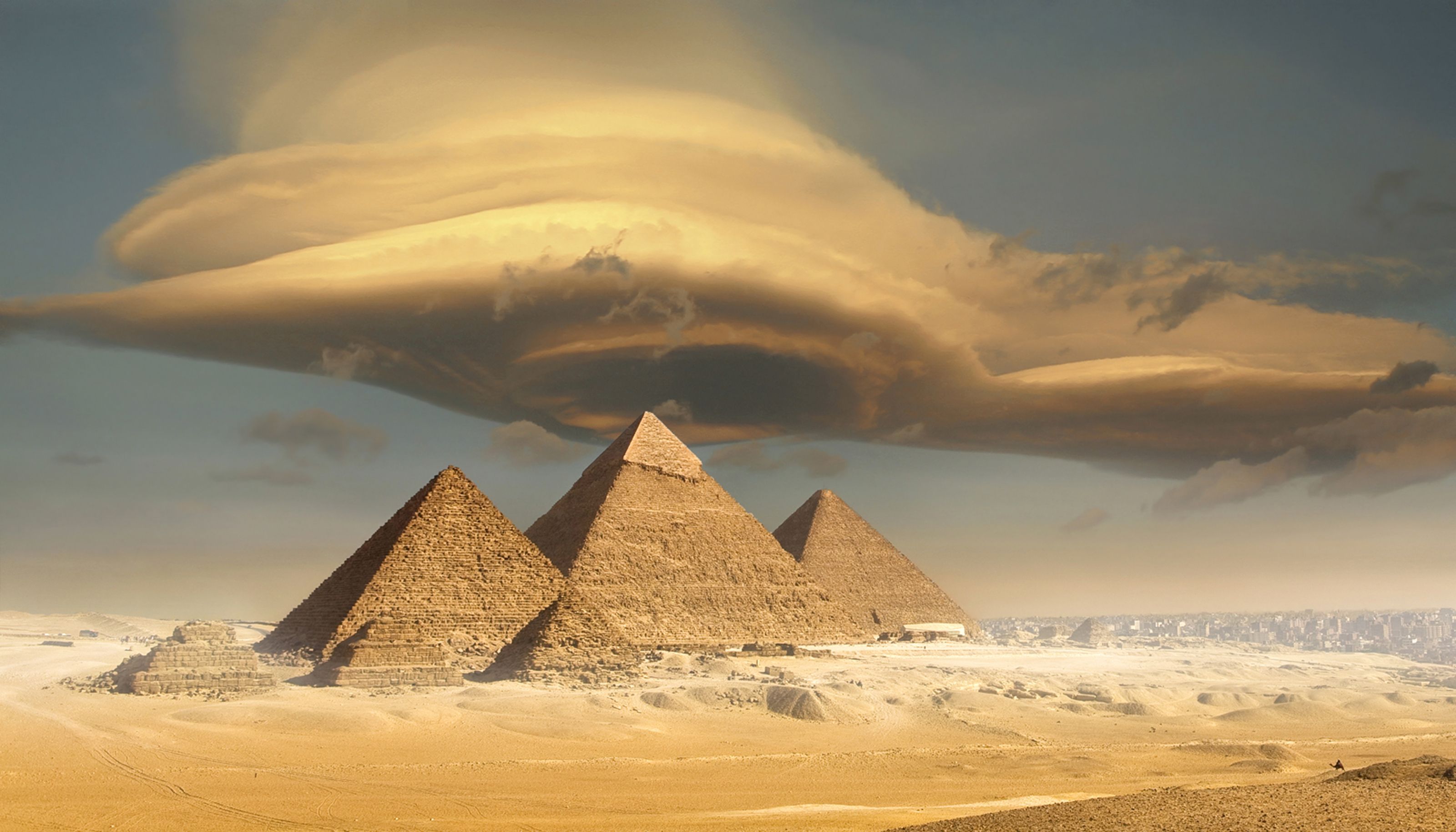 the Great Pyramids of Giza